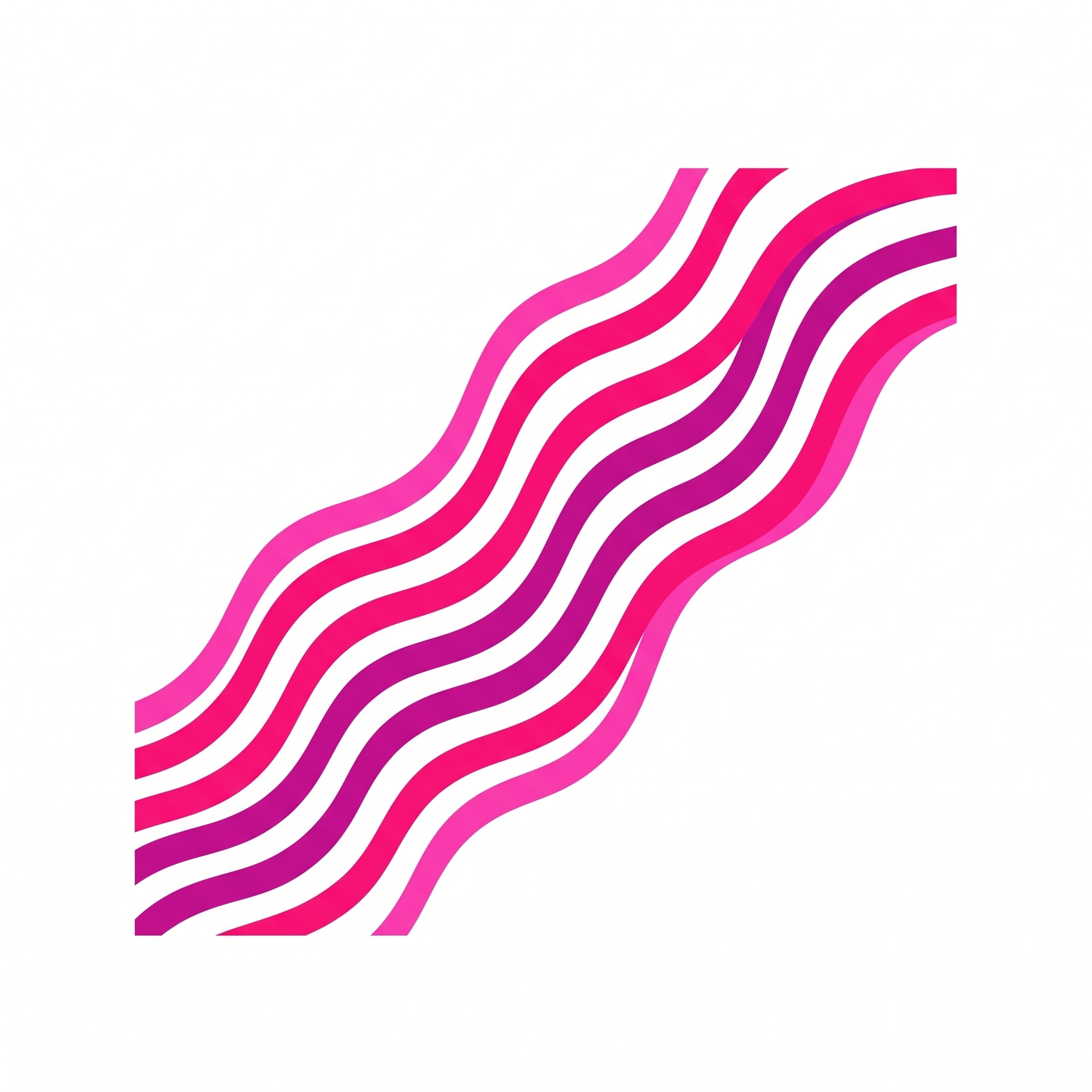 Flowing pink graphic lines